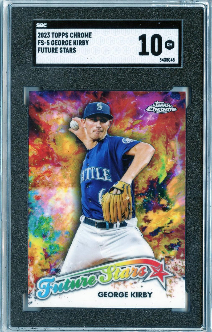 2023 Topps Chrome #FS-5 George Kirby Future Stars SGC 10 — Front