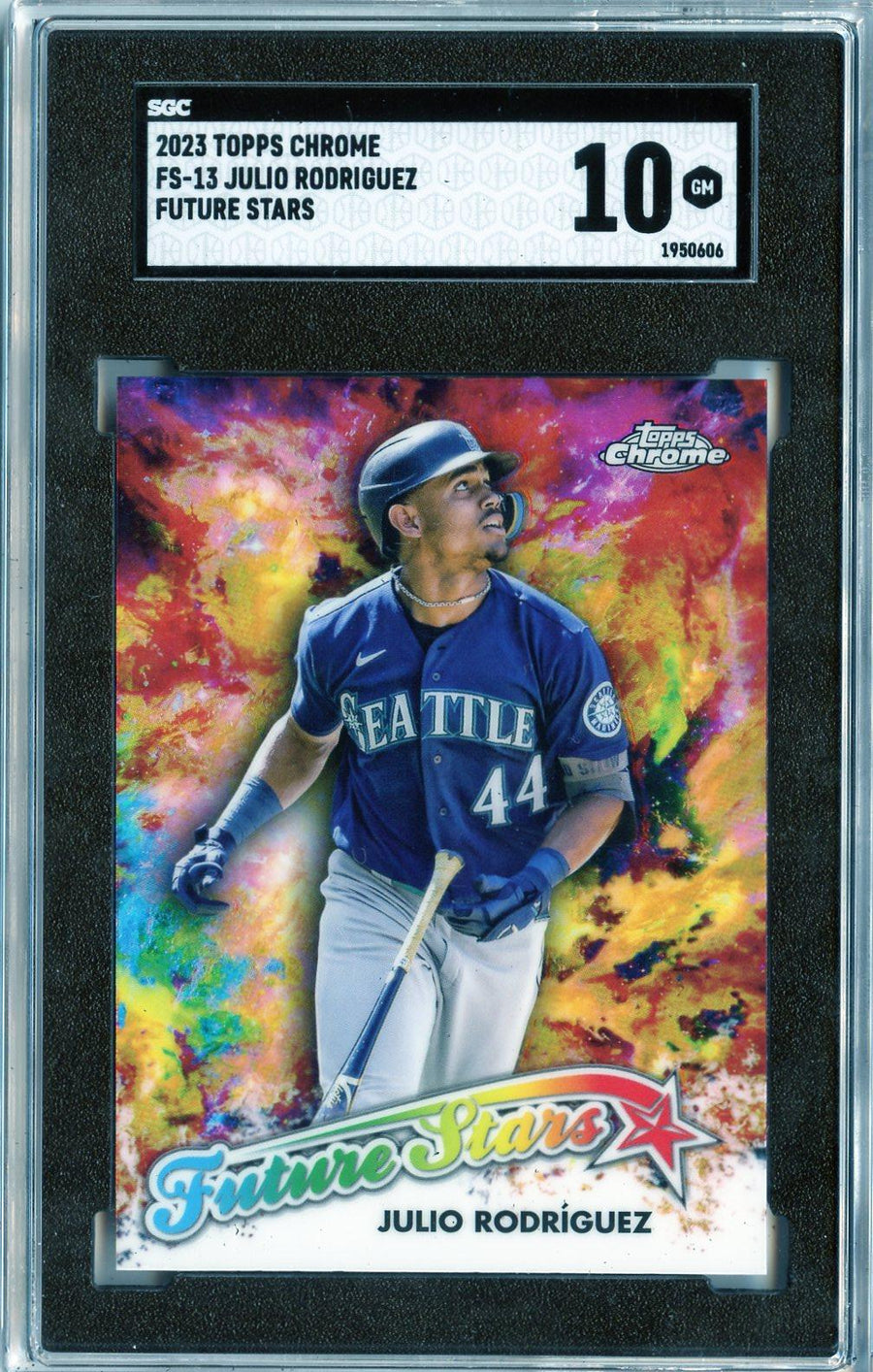 2023 Topps Chrome #FS-13 Julio Rodr������������������guez Future Stars SGC 10 — Front