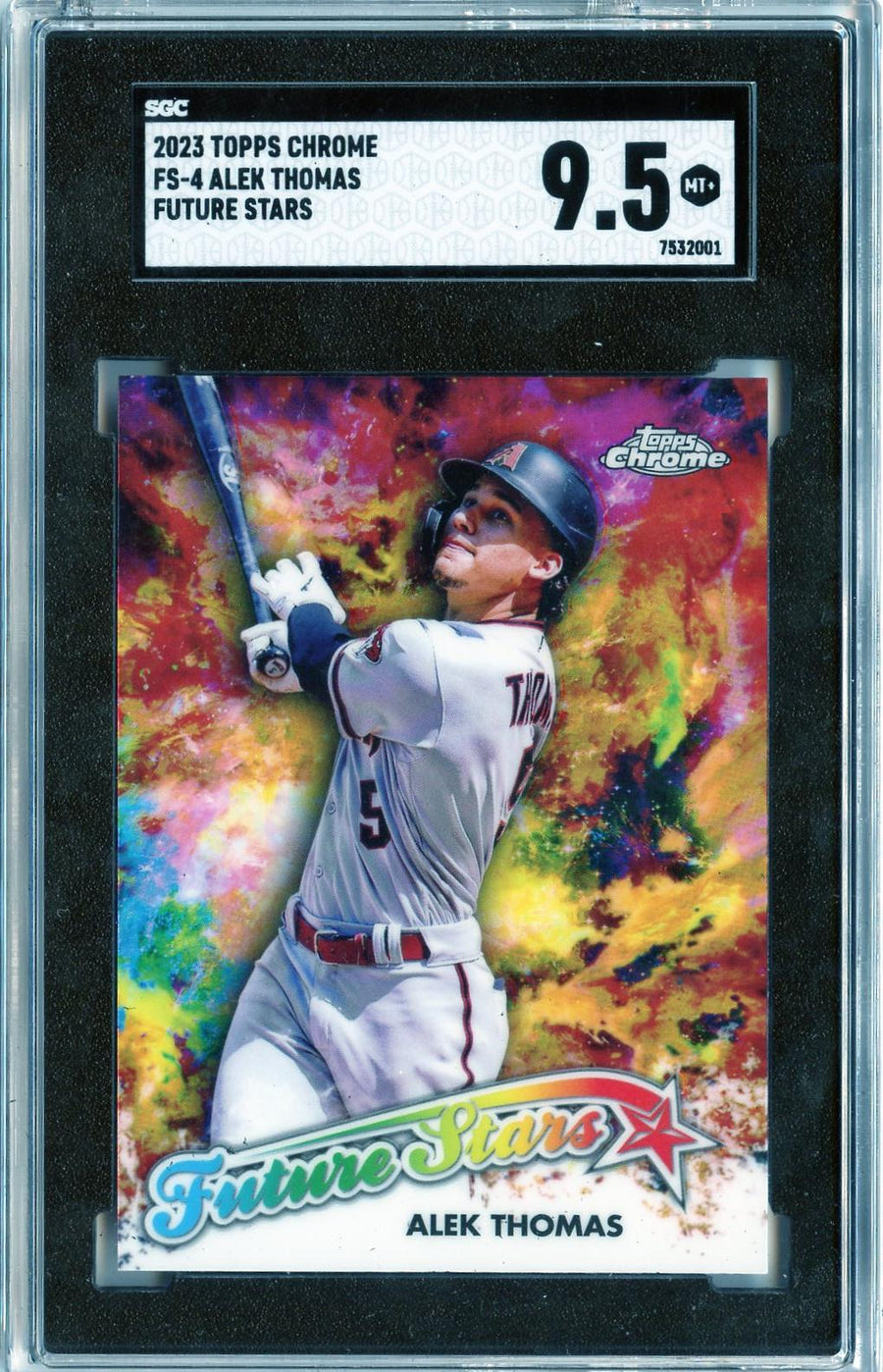 2023 Topps Chrome #FS-4 Alek Thomas Future Stars SGC 9.5 — Front