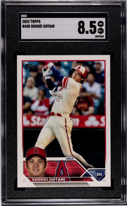 2023 Topps #600 Shohei Ohtani SGC 8.5 — Front