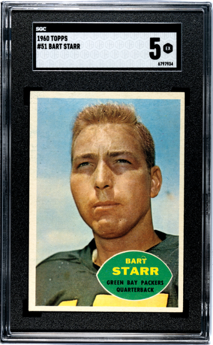 1960 Topps #51 Bart Starr SGC 5 — Front