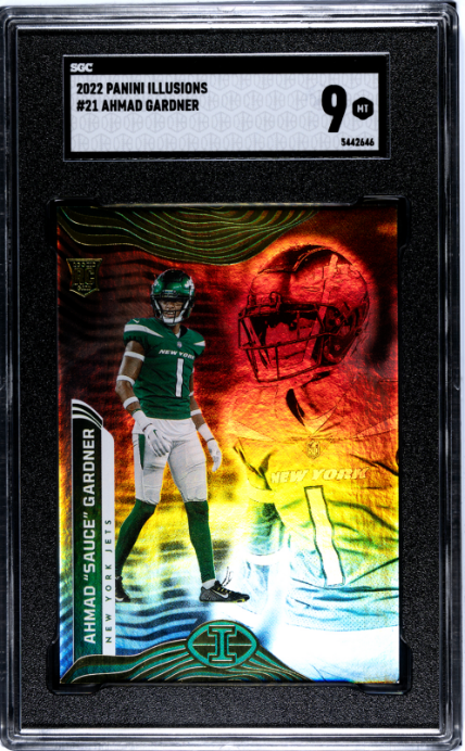 2022 Panini Illusions #21 Ahmad Gardner RC SGC 9 — Front