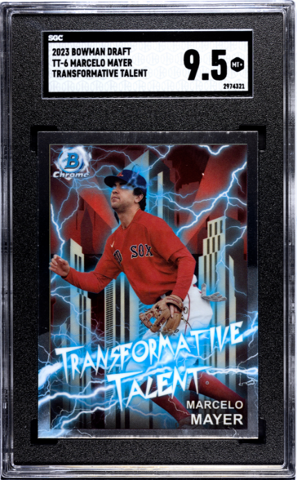 2023 Bowman Draft #TT-6 Marcelo Mayer Transformative Talent SGC 9.5 — Front