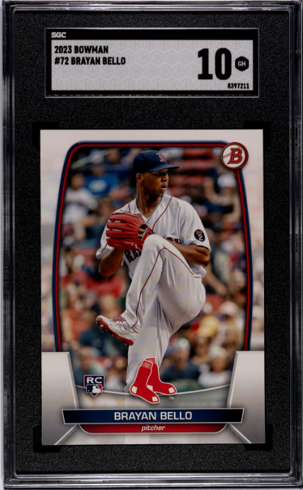 2023 Bowman #72 Brayan Bello RC SGC 10 — Front