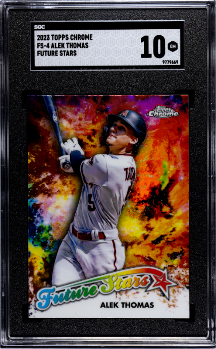 2023 Topps Chrome #FS-4 Alek Thomas Future Stars SGC 10 — Front