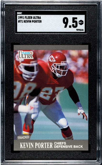 1991 Fleer Ultra #71 Kevin Porter SGC 9.5 — Front