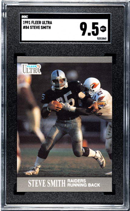 1991 Fleer Ultra #84 Steve Smith SGC 9.5 — Front