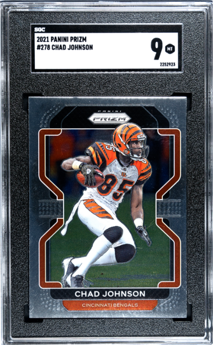 2021 Panini Prizm #278 Chad Johnson SGC 9 — Front
