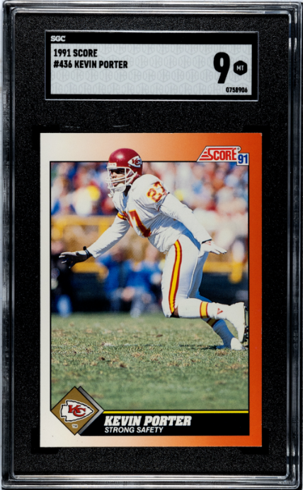 1991 Score #436 Kevin Porter SGC 9 — Front