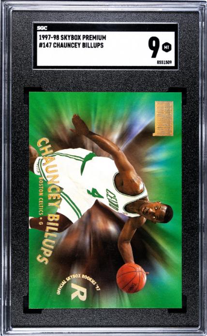 1997-98 Skybox Premium #147 Chauncey Billups SGC 9 — Front