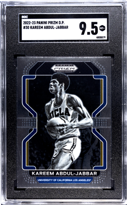 2022-23 Panini Prizm Draft Picks #30 Kareem Abdul-Jabbar SGC 9.5 — Front