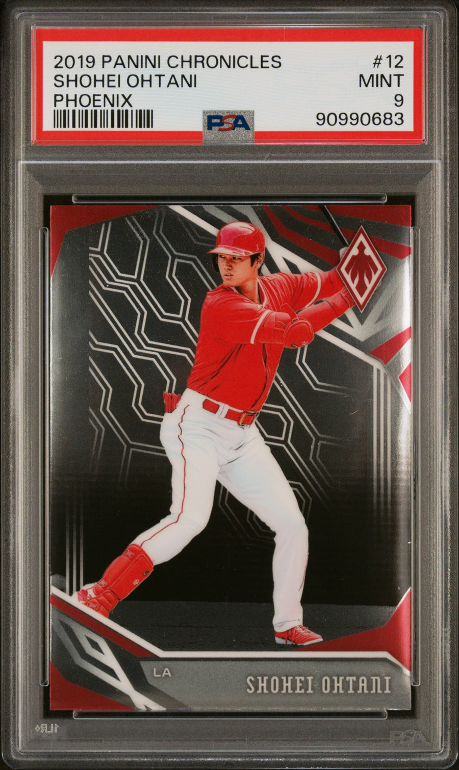 2019 Panini Chronicles Phoenix #12 Shohei Ohtani Phoenix PSA 9 — Front