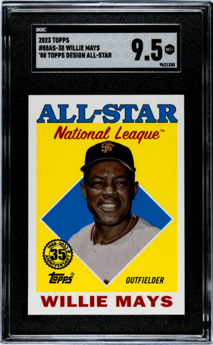 2023 Topps #88AS-38 Willie Mays '88, A/S SGC 9.5 — Front