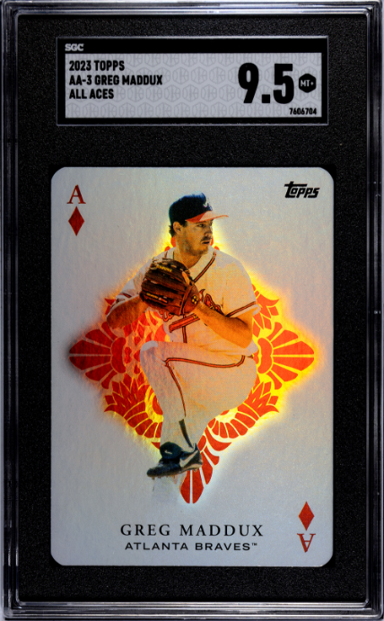 2023 Topps #AA-3 Greg Maddux All Aces SGC 9.5 — Front