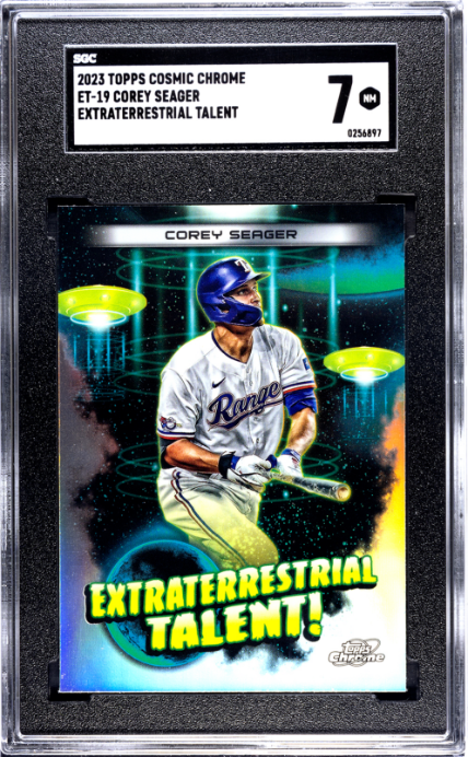 2023 Topps Cosmic Chrome #ET-19 Corey Seager ET Talent SGC 7 — Front