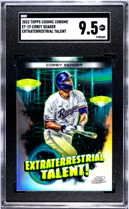 2023 Topps Cosmic Chrome #ET-19 Corey Seager ET Talent SGC 9.5 — Front