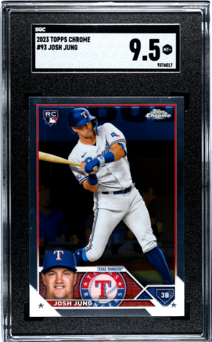 2023 Topps Chrome #93 Josh Jung RC SGC 9.5 — Front