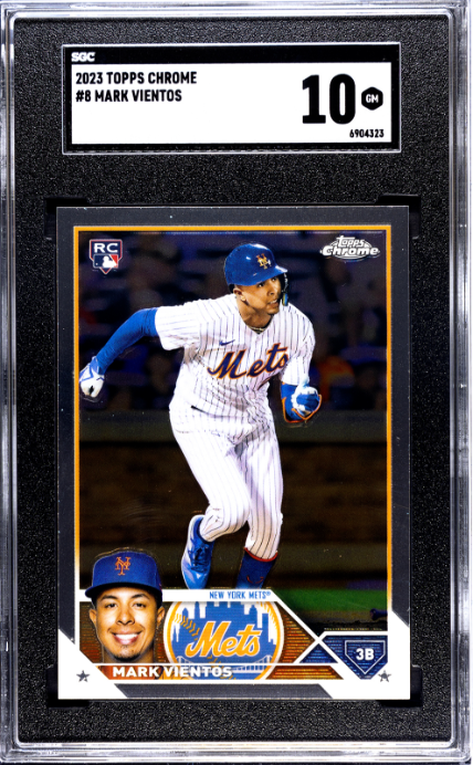 2023 Topps Chrome #8 Mark Vientos RC SGC 10 — Front