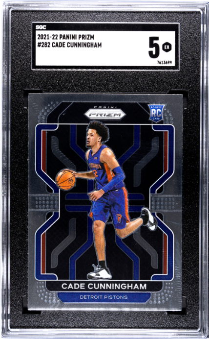 2021-22 Panini Prizm #282 Cade Cunningham RC SGC 5 — Front