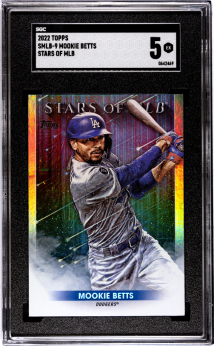 2022 Topps #SMLB-9 Mookie Betts Stars Of MLB SGC 5 — Front
