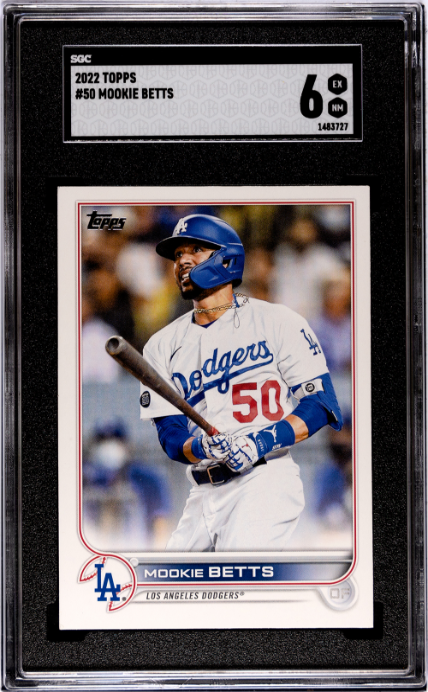 2022 Topps #50 Mookie Betts SGC 6 — Front