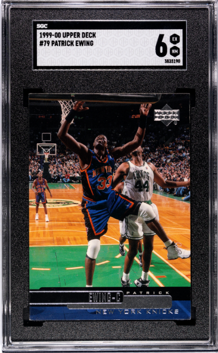 1999-00 Upper Deck #79 Patrick Ewing SGC 6 — Front
