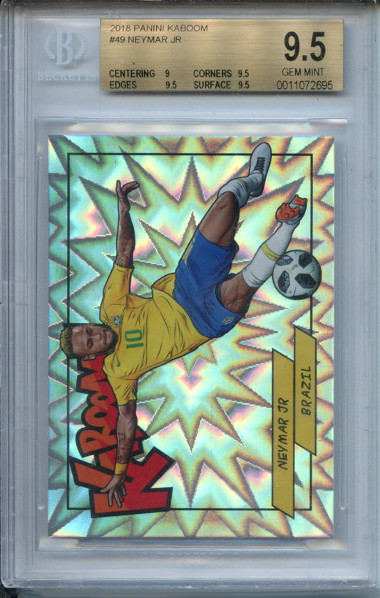 2018 Neymar Jr Panini Kaboom #49 – BGS 9.5 GM